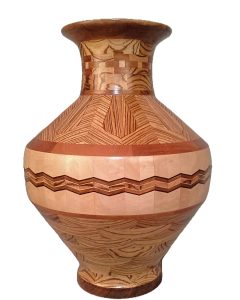 #198 Zebrawood, Brazilian Cherry, Dyed Pear, Maple, Walnut