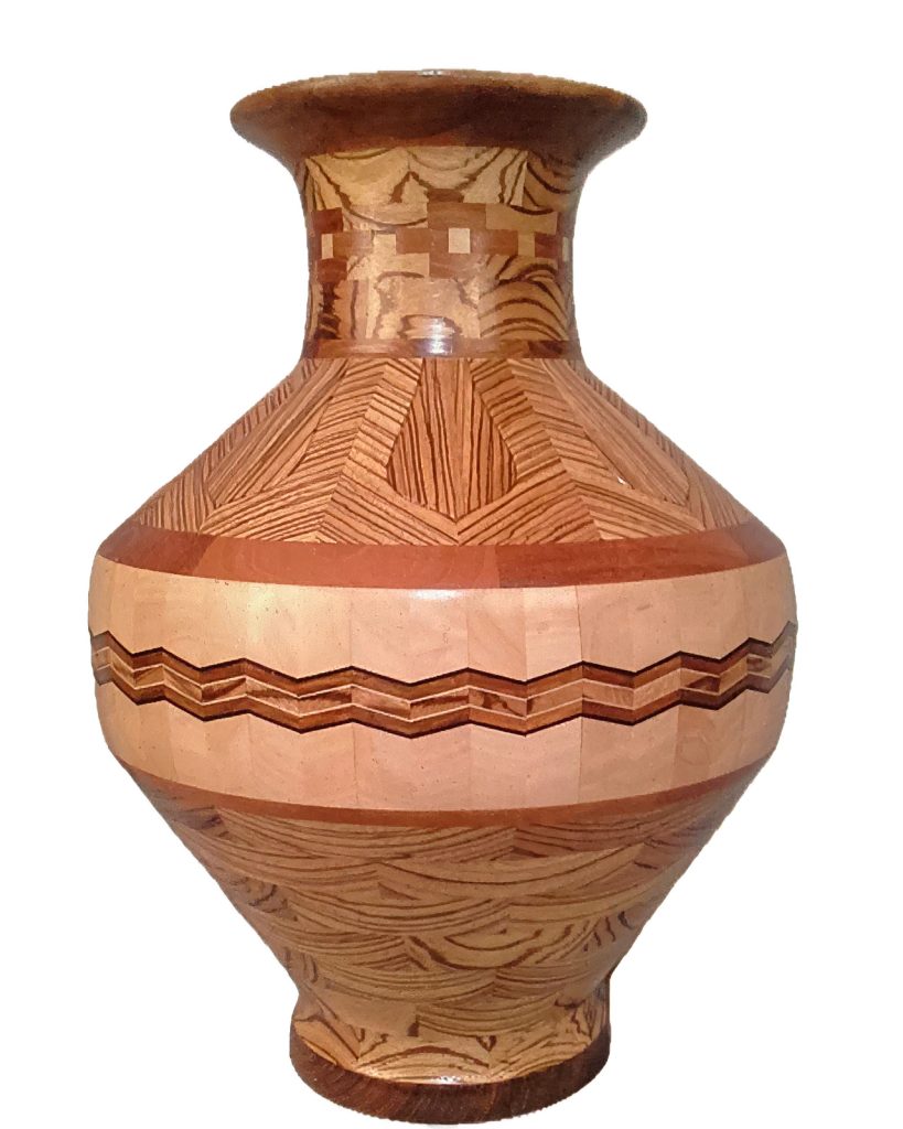 #198 Zebrawood, Brazilian Cherry, Dyed Pear, Maple, Walnut
