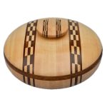 #B221. Maple, Walnut 7”h x 145”d