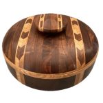 #B228. Walnut, White Oak 6”h x 12”d