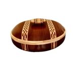 #B231. Mahogany, Maple 5”h x 14”d