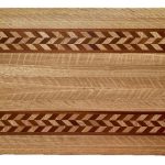 #CB259. White Oak, Brazilian Cherry 15” x 10 1/2”