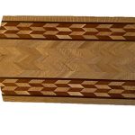 #CB260. White Oak, Brazilian Cherry. 18” x 10”