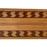 #CB270. Hickory, Walnut. 18 1/2” x 9 1/2”