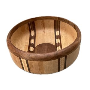 #B242. Maple, walnut, 13" x 5"
