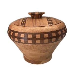#B258. White Oak, Walnut 15’”x13”