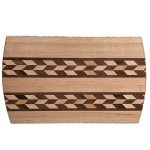 #CB263. Maple, walnut 16” x 10”