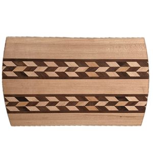 #CB263. Maple, walnut 16” x 10”