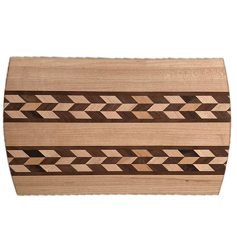 #CB263. Maple, walnut 16” x 10”