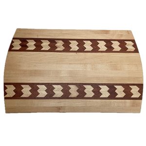 #CB265. Maple, walnut 16” x 11”