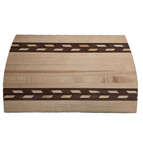 #CB269. Maple, walnut. 16” x 10”